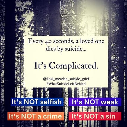 what suicide left behind blog